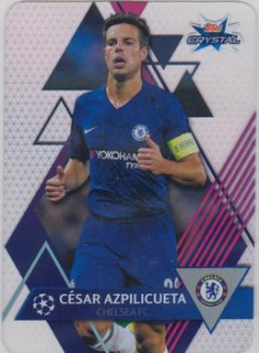 Cesar Azpilicueta Chelsea 2019/20 Topps Crystal Champions League Base card #49